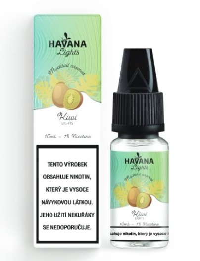 E-liquid Havana Lights Nic Salt - Kiwi 10ml Množství nikotinu: 10mg