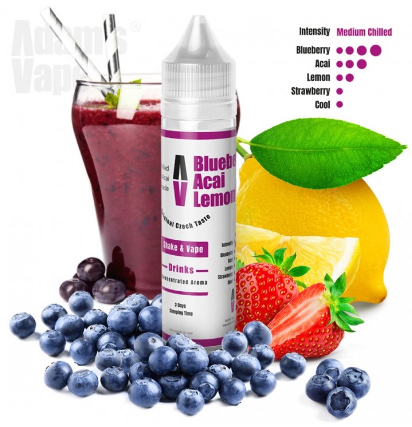 Adams vape Blueberry Acai Lemonade Shake & Vape 12ml