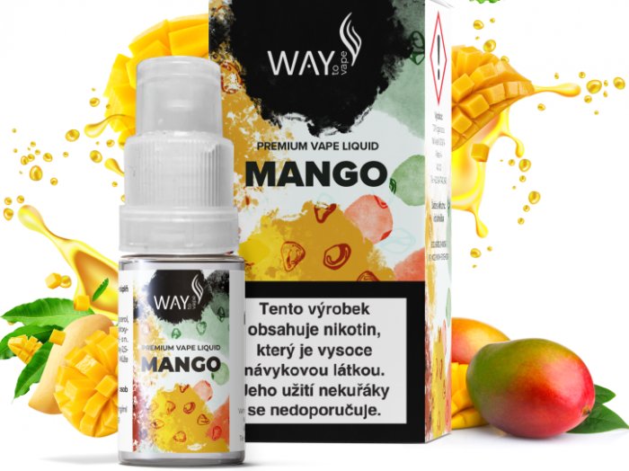 Way To Vape Mango 10 ml Množství nikotinu: 0mg