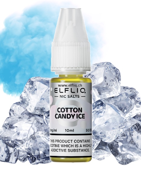 ELF BAR ELFLIQ - Cotton Candy Ice 10ml Množství nikotinu: 20mg