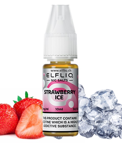 ELF BAR ELFLIQ - Strawberry Ice 10ml Množství nikotinu: 20mg