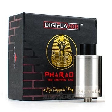 Digiflavor Pharaoh 25 Dripper Tank RDA atomizér Stříbrná 2ml