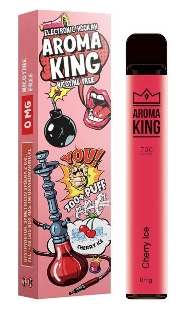 Aroma King Hookah Cherry Ice 0 mg 700 potáhnutí 1 ks