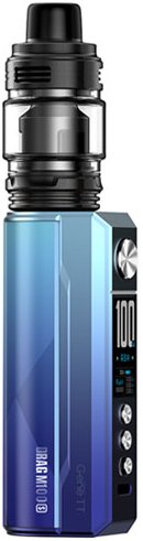 VooPoo DRAG M100S 100W Grip 5,5ml Full Kit Cyan and Blue