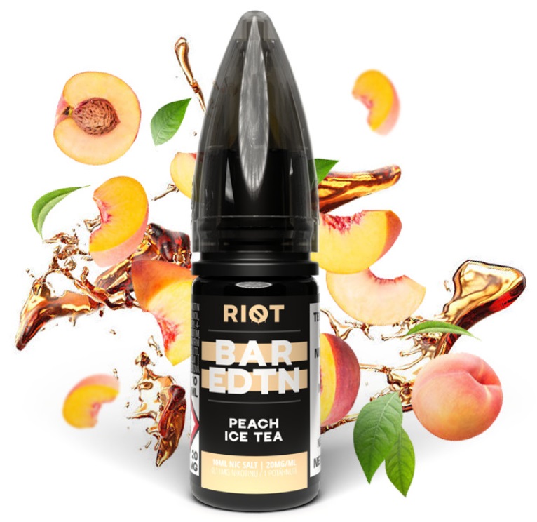 Riot BAR EDTN Salt - Peach Ice Tea 10ml Množství nikotinu: 5mg