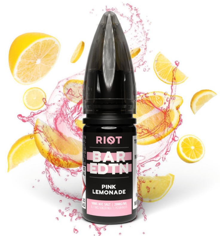 Riot BAR EDTN Salt - Pink Lemonade 10ml Množství nikotinu: 10mg