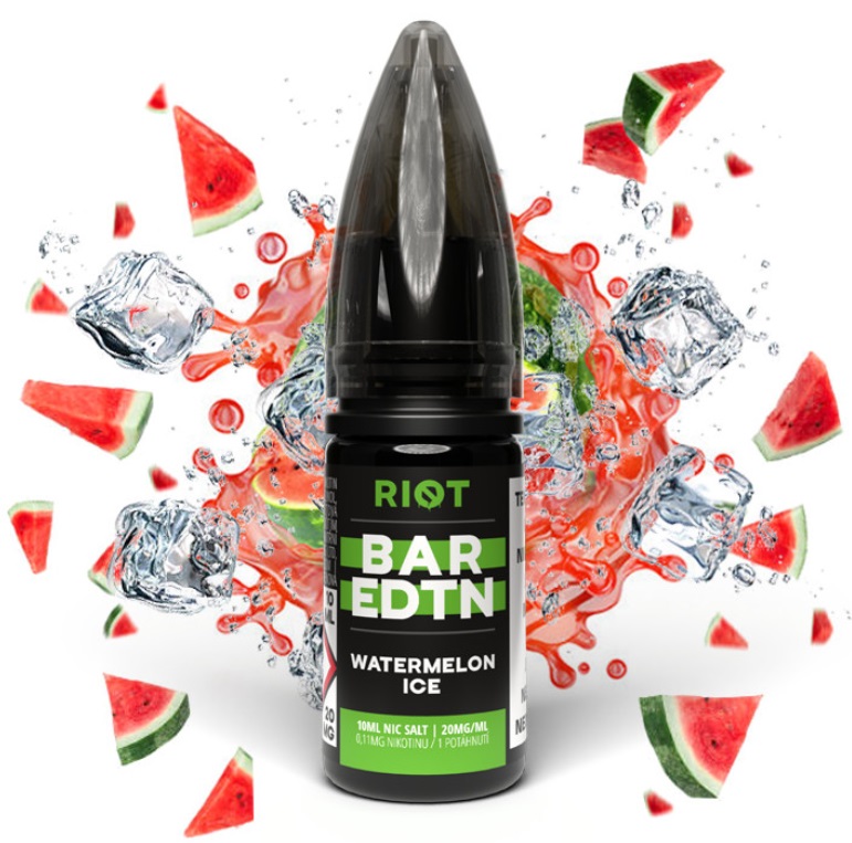 Riot BAR EDTN Salt - Watermelon Ice 10ml Množství nikotinu: 5mg