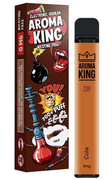 Aroma King Hookah Cola 0 mg 700 potáhnutí 1 ks