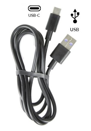 Univerzální USB-C kabel černý 5A 1m 1 ks