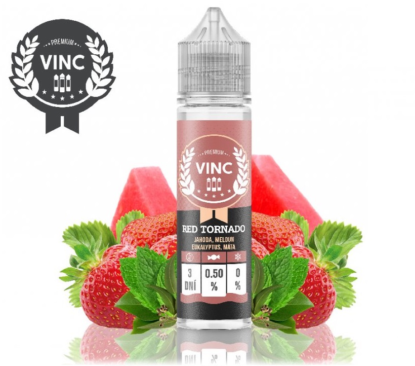 Příchuť VINC RED TORNADO Shake and Vape 12ml