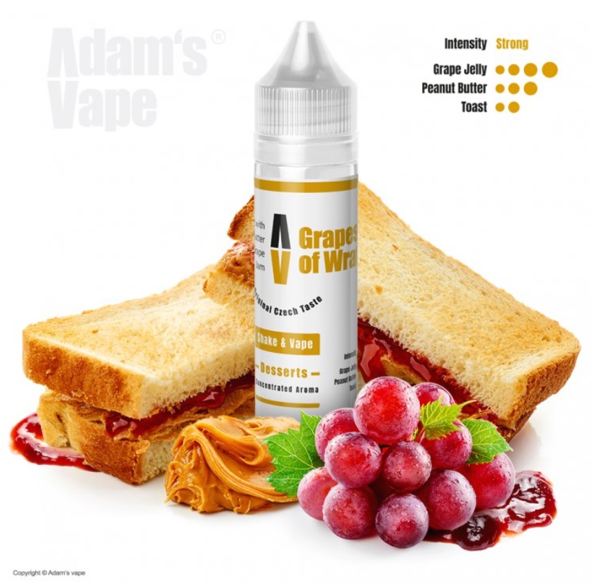 Adams vape Grapes of Wrath Shake & Vape 12ml