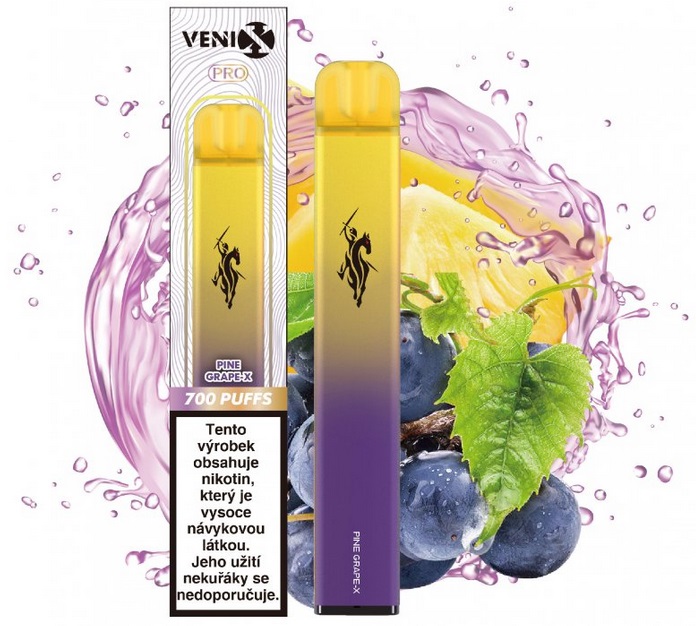 Venix Pro Pine Grape-X 18 mg 700 potáhnutí 1 ks