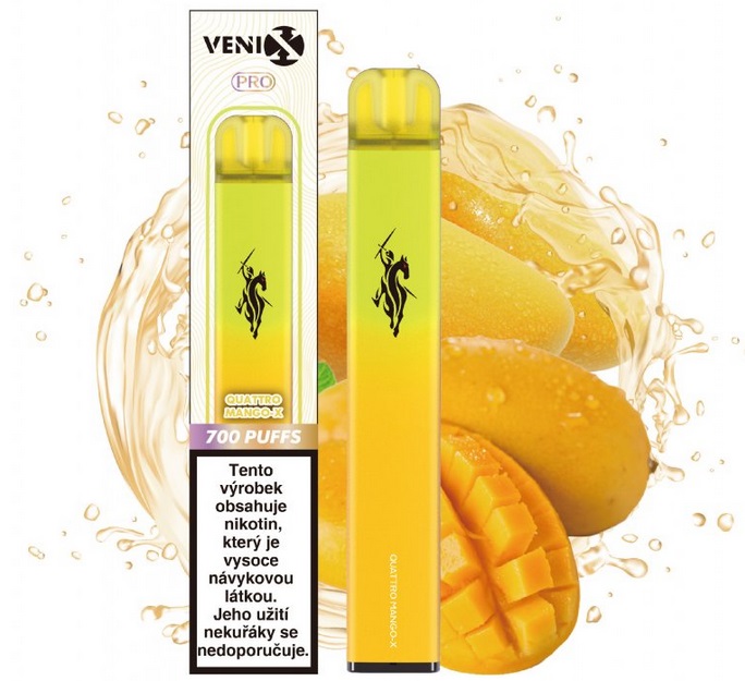 Venix Pro Quattro Mango-X 18 mg 700 potáhnutí 1 ks