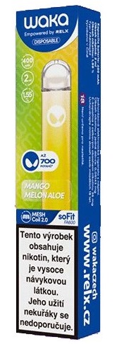 WAKA soFit Mango Melon Aloe 18 mg 700 potáhnutí 1 ks