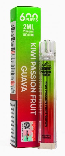 HAPP Crystal Kiwi Passion Fruit Guava 20 mg 600 potáhnutí 1 ks