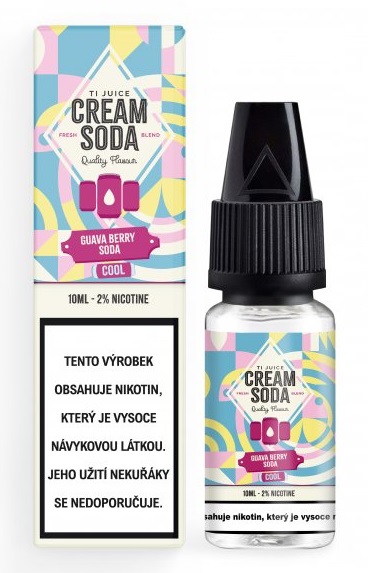 Ti Juice Cream Soda - Guava Berry 10ml 20mg 1ks