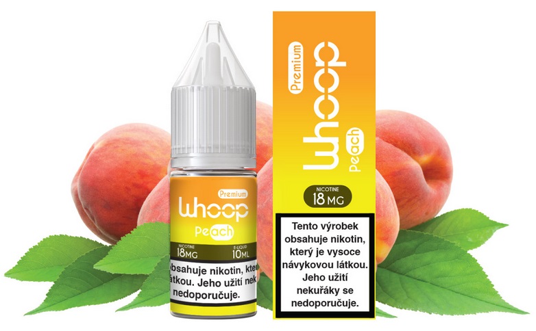WHOOP - Peach 10ml Množství nikotinu: 6mg