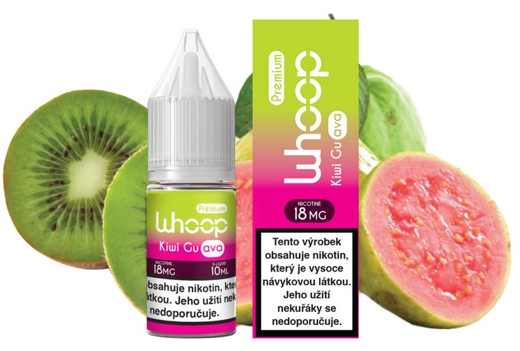 WHOOP - Kiwi Guava 10ml Množství nikotinu: 6mg