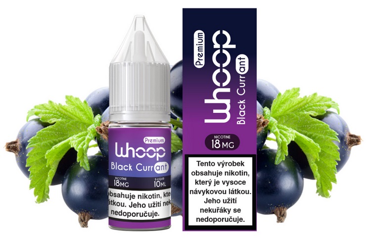 WHOOP - Blackcurrant 10ml Množství nikotinu: 0mg