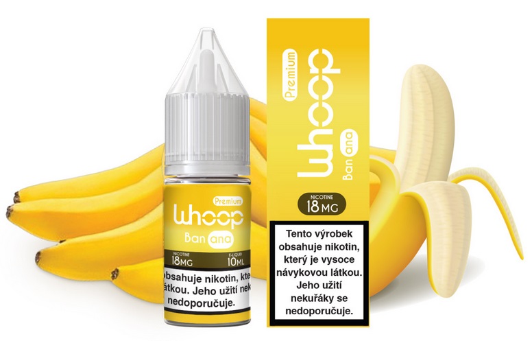 WHOOP - Banana 10ml Množství nikotinu: 6mg