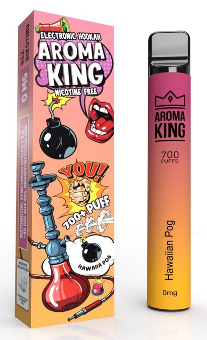 Aroma King Hookah Hawaiian Pog 0 mg 700 potáhnutí 1 ks