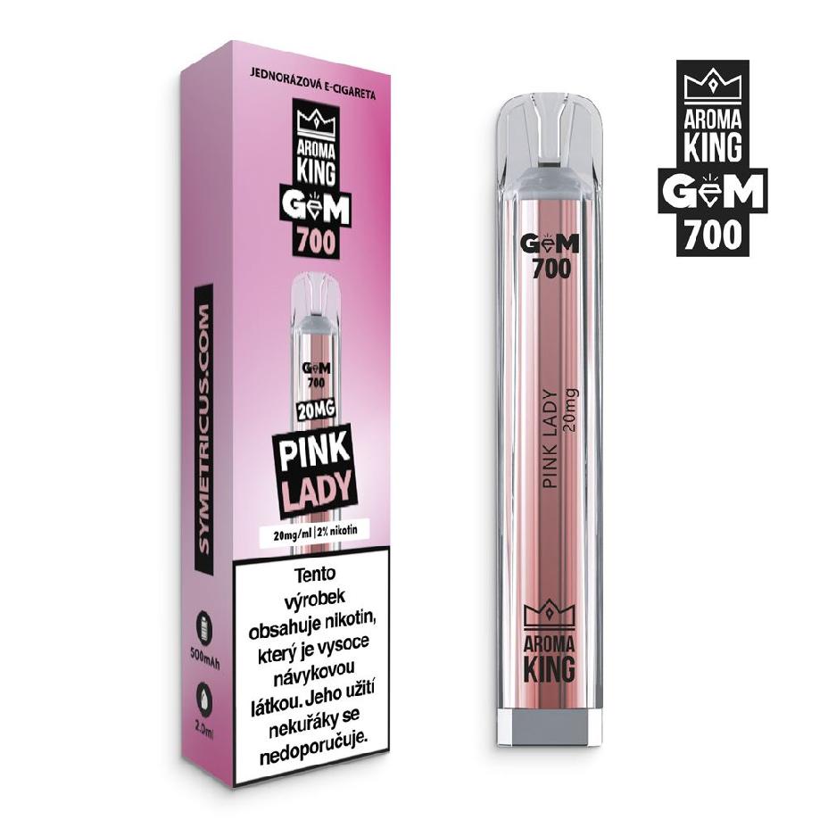 Aroma King Gem Bar Pink Lady 20 mg 700 potáhnutí 1 ks