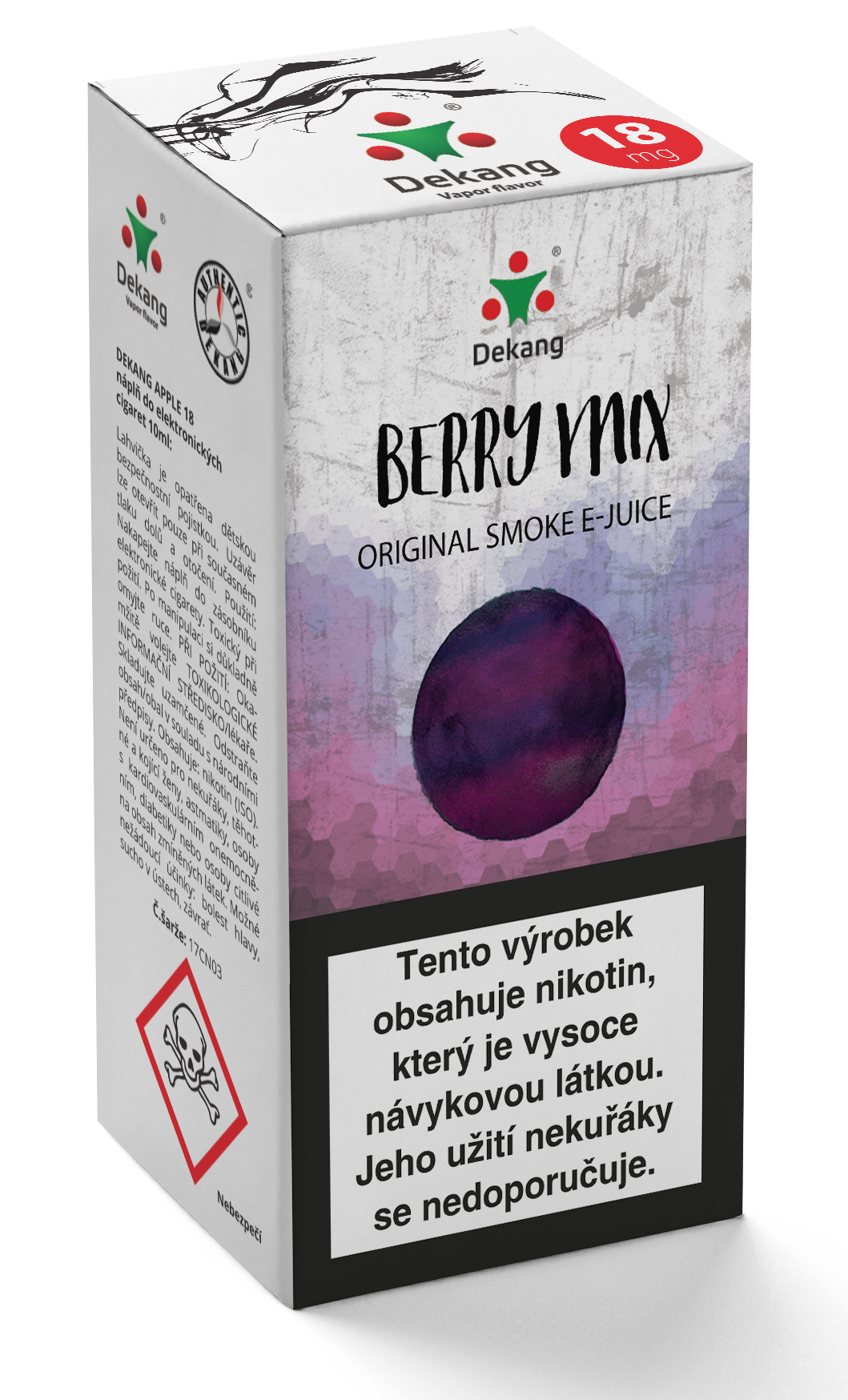 E-liquid Dekang 10ml Lesní plody - Berry Mix Množství nikotinu: 3mg