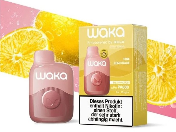 WAKA soPro Pink Lemonade 18 mg 700 potáhnutí 1 ks