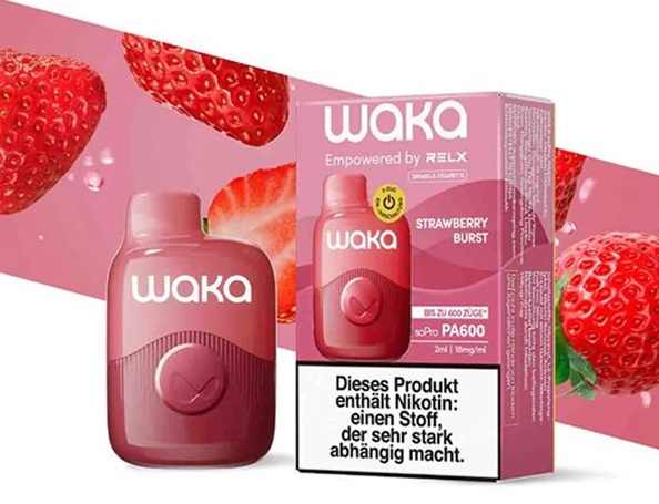 WAKA soPro Strawberry Burst 18 mg 700 potáhnutí 1 ks