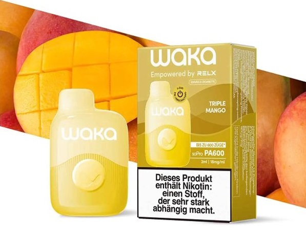 WAKA soPro Triple Mango 18 mg 700 potáhnutí 1 ks