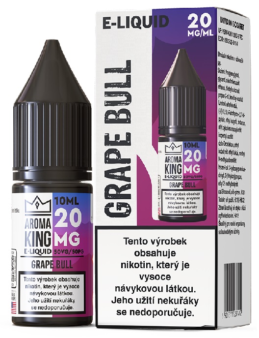 Aroma King Salt Grape Bull 10 ml 20 mg