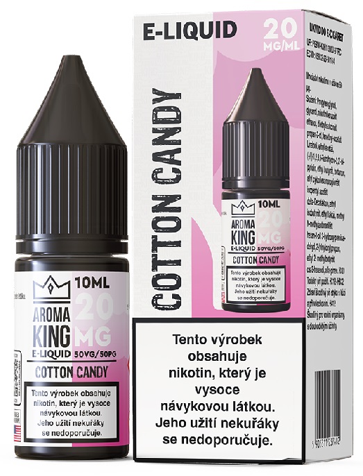 Aroma King Salt Cotton Candy 10 ml 20 mg