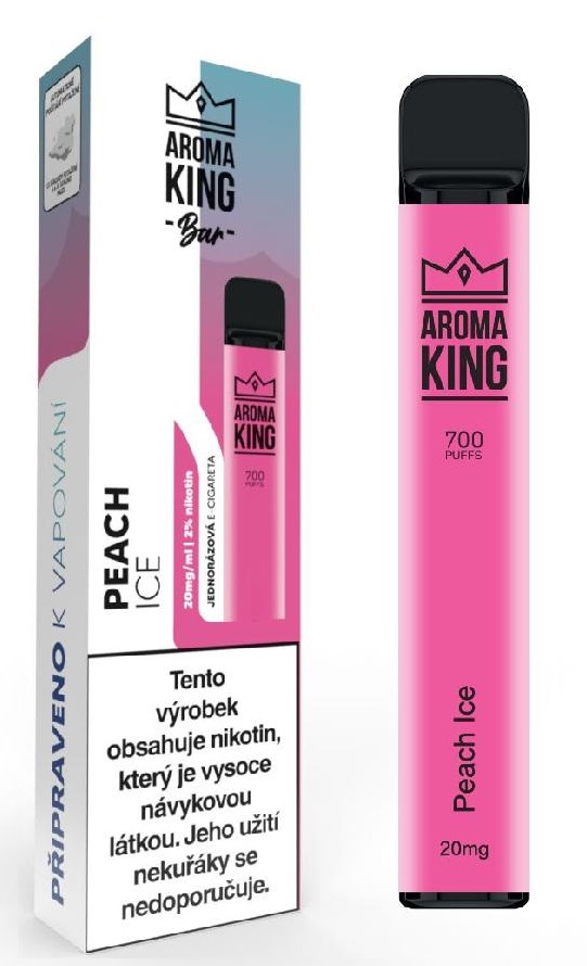 Aroma King Classic Peach Ice 20 mg 700 potáhnutí 1 ks