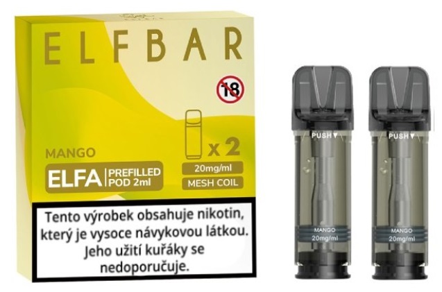 Elf Bar ELFA Pods cartridge 2Pack - Mango 20mg