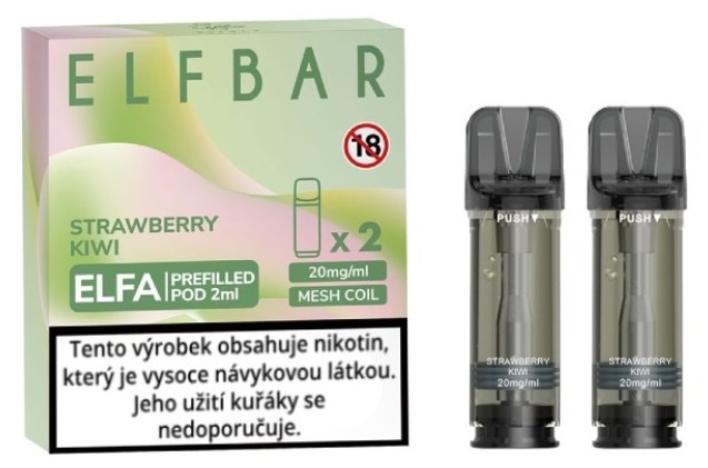 Elf Bar ELFA Pods cartridge 2Pack - Strawberry Kiwi 20mg