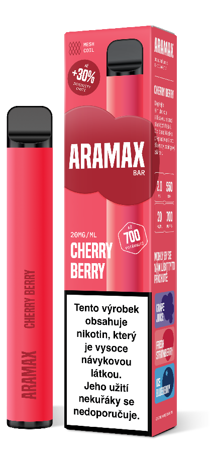 Aramax BAR 700 Watermelon 20 mg 700 potáhnutí 1 ks