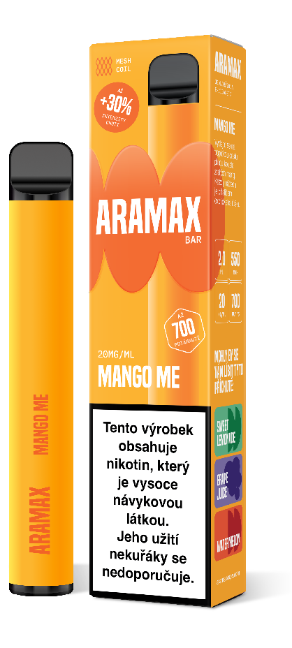 Aramax BAR 700 Mango ME 20 mg 700 potáhnutí 1 ks