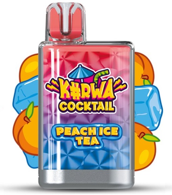 Kurwa Cocktail Peach Ice Tea 20 mg 700 potáhnutí 1 ks