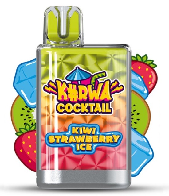 Kurwa Cocktail Kiwi Strawberry Ice 20 mg 700 potáhnutí 1 ks