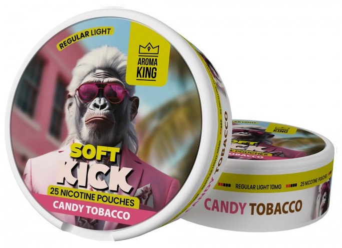 Aroma King Soft Kick - Candy Tobacco 10 mg/g 25 sáčků