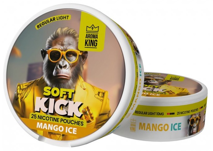 Aroma King Soft Kick - Mango Ice 10 mg/g 25 sáčků