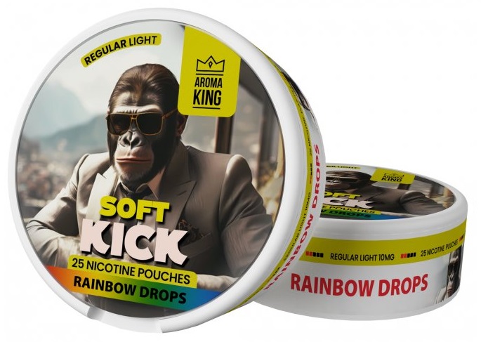 Aroma King Soft Kick - Rainbow Drops 10 mg/g 25 sáčků