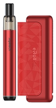 Joyetech eRoll Slim Full Kit 13 W 480 mAh + 1500 mAh Red 1 ks