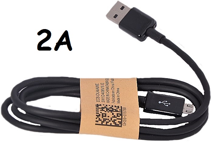 Univerzální USB-MICRO USB nabíjecí kabel 2A černý (2000mA) 1ks