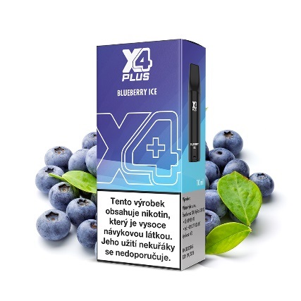 X4 Plus Pod cartridge - Blueberry Ice 2ml 20mg 1ks