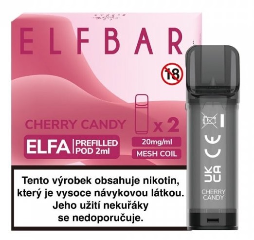 Elf Bar ELFA Pods cartridge 2Pack - Cherry Candy 20mg