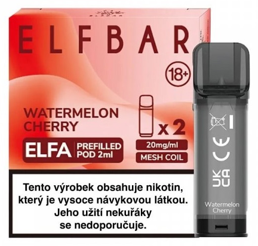 Elf Bar ELFA Pods cartridge 2Pack - Watermelon Cherry 20mg