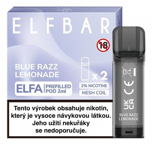 Elf Bar ELFA Pods cartridge 2Pack - Blue Razz Lemonade 20mg