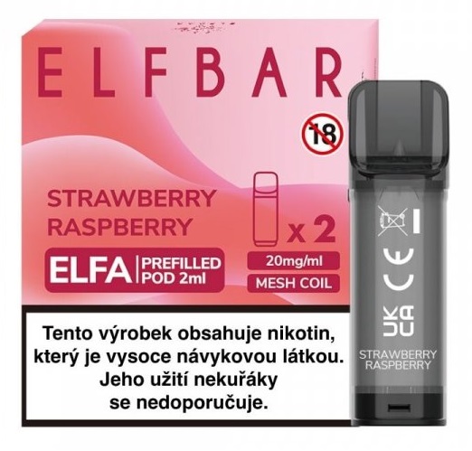 Elf Bar Elfa Strawberry Raspberry 20 mg 2Pack