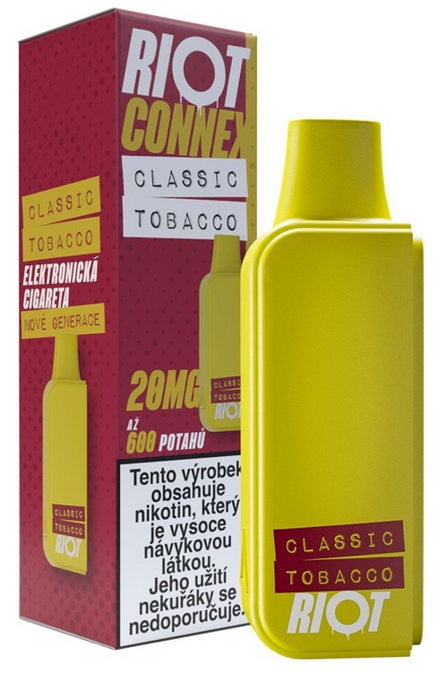 RIOT Connex předplněná kapsle (Classic Tobacco) 1ks intenzita nikotinu 20mg